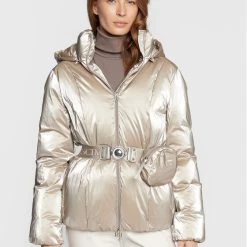 Rinascimento Γυναίκες Πουπουλένια Μπουφάν Μπουφάν πουπουλένιο CFC0109085003 Μπεζ Regular Fit