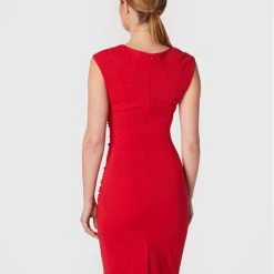Rinascimento Γυναίκες Κοκτέιλ Φορέματα Φόρεμα κοκτέιλ CFC0110093003 Κόκκινο Slim Fit -Rinascimento Εκπτώσεις unnamed file 2584
