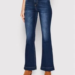 Rinascimento Γυναίκες Wide Leg Τζιν CFC0110235003 Μπλε Regular Fit