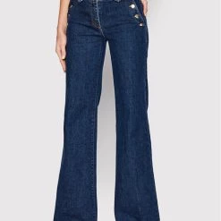 Rinascimento Γυναίκες Wide Leg Τζιν CFC0110139003 Μπλε Relaxed Fit