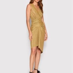 Rinascimento Γυναίκες Κοκτέιλ Φορέματα Φόρεμα κοκτέιλ CFC0110016003 Χρυσό Regular Fit -Rinascimento Εκπτώσεις unnamed file 2692