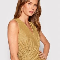 Rinascimento Γυναίκες Κοκτέιλ Φορέματα Φόρεμα κοκτέιλ CFC0110016003 Χρυσό Regular Fit -Rinascimento Εκπτώσεις unnamed file 2694