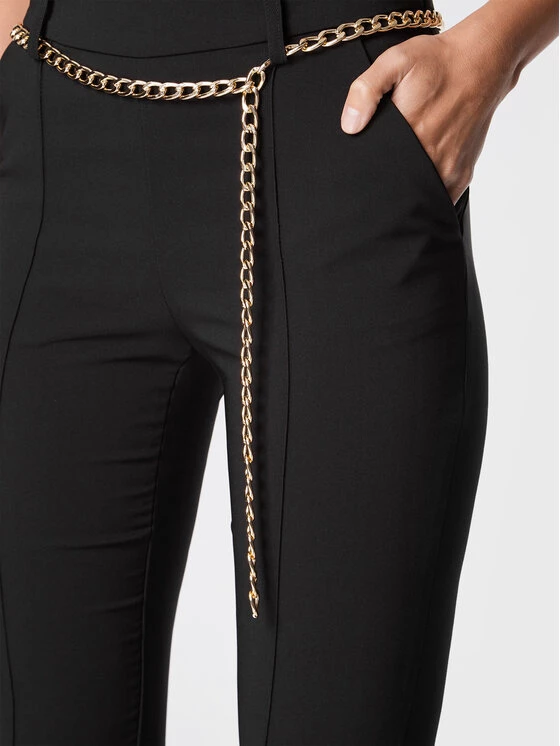 Rinascimento Γυναίκες Υφασμάτινα Παντελόνια Παντελόνι υφασμάτινο CFC0018694002 Μαύρο Regular Fit 6 Rinascimento Γυναίκες Υφασμάτινα Παντελόνια Παντελόνι υφασμάτινο CFC0018694002 Μαύρο Regular Fit - Image 4