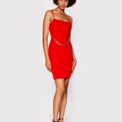 Rinascimento Γυναίκες Κοκτέιλ Φορέματα Φόρεμα κοκτέιλ CFC0109348003 Κόκκινο Slim Fit -Rinascimento Εκπτώσεις unnamed file 2790