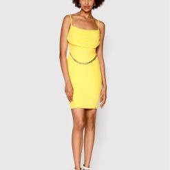 Rinascimento Γυναίκες Κοκτέιλ Φορέματα Φόρεμα κοκτέιλ CFC0109348003 Κίτρινο Slim Fit -Rinascimento Εκπτώσεις unnamed file 2810