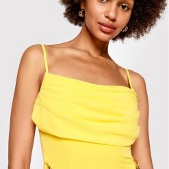 Rinascimento Γυναίκες Κοκτέιλ Φορέματα Φόρεμα κοκτέιλ CFC0109348003 Κίτρινο Slim Fit -Rinascimento Εκπτώσεις unnamed file 2812