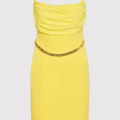 Rinascimento Γυναίκες Κοκτέιλ Φορέματα Φόρεμα κοκτέιλ CFC0109348003 Κίτρινο Slim Fit -Rinascimento Εκπτώσεις unnamed file 2813