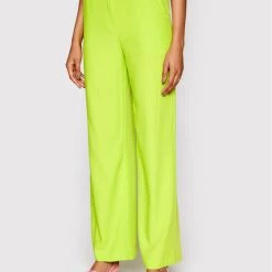 Rinascimento Γυναίκες Υφασμάτινα Παντελόνια Παντελόνι υφασμάτινο CFC0109431003 Πράσινο Regular Fit