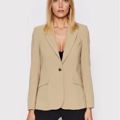 Rinascimento Γυναίκες Σακάκια & Μπλέιζερ Μπλέιζερ CFC0109452003 Μπεζ Slim Fit