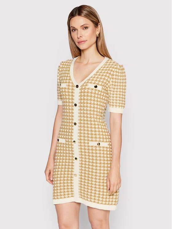 Rinascimento Γυναίκες Πλεκτά Φορέματα Φόρεμα υφασμάτινο CFM0010792003 Μπεζ Slim Fit 3 Rinascimento Γυναίκες Πλεκτά Φορέματα Φόρεμα υφασμάτινο CFM0010792003 Μπεζ Slim Fit