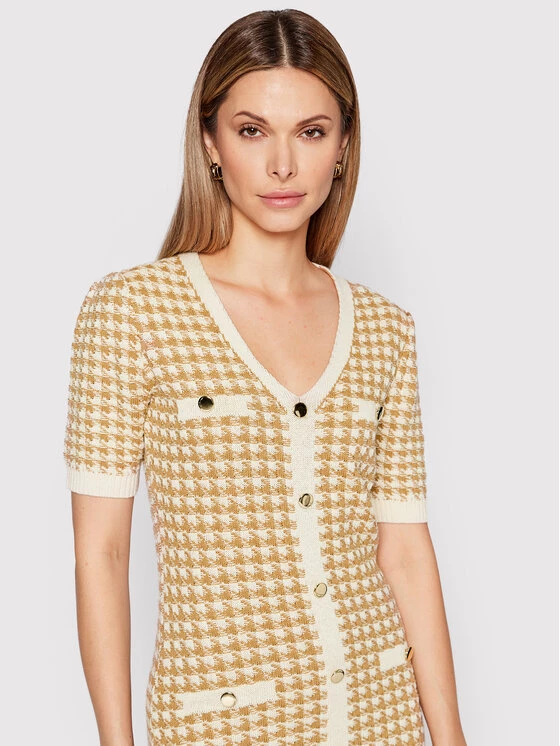 Rinascimento Γυναίκες Πλεκτά Φορέματα Φόρεμα υφασμάτινο CFM0010792003 Μπεζ Slim Fit 6 Rinascimento Γυναίκες Πλεκτά Φορέματα Φόρεμα υφασμάτινο CFM0010792003 Μπεζ Slim Fit - Image 4