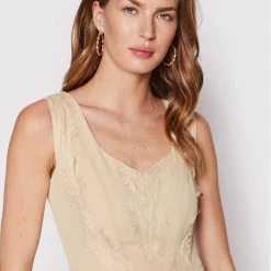 Rinascimento Γυναίκες Κοκτέιλ Φορέματα Φόρεμα κοκτέιλ CFC0108776003 Μπεζ Slim Fit -Rinascimento Εκπτώσεις unnamed file 2902