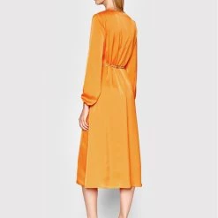 Rinascimento Γυναίκες Καθημερινά Φορέματα Φόρεμα καθημερινό CFC0108617003 Πορτοκαλί Regular Fit -Rinascimento Εκπτώσεις unnamed file 2906