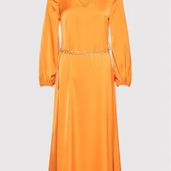 Rinascimento Γυναίκες Καθημερινά Φορέματα Φόρεμα καθημερινό CFC0108617003 Πορτοκαλί Regular Fit -Rinascimento Εκπτώσεις unnamed file 2908