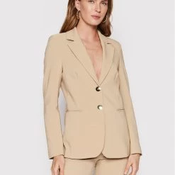 Rinascimento Γυναίκες Σακάκια & Μπλέιζερ Μπλέιζερ CFC0108699003 Μπεζ Regular Fit