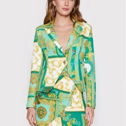 Rinascimento Γυναίκες Σακάκια & Μπλέιζερ Μπλέιζερ CFC0108561003 Πράσινο Slim Fit