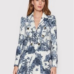 Rinascimento Γυναίκες Σακάκια & Μπλέιζερ Μπλέιζερ CFC0108701003 Λευκό Slim Fit