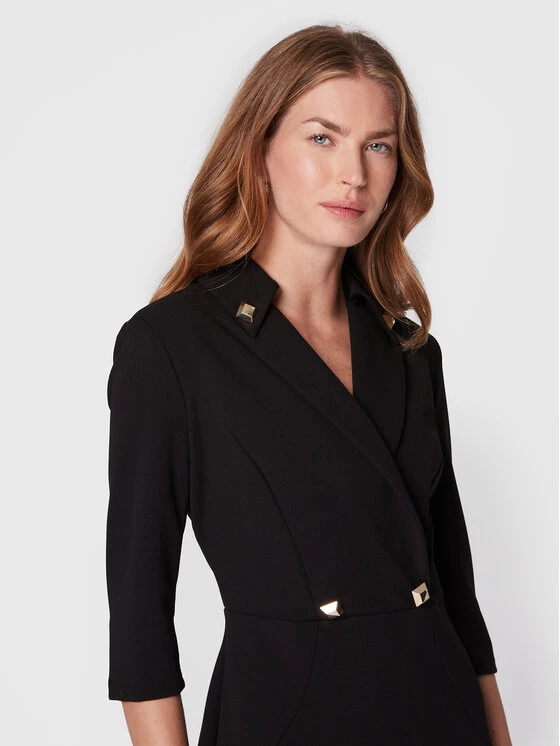 Rinascimento Γυναίκες Κοκτέιλ Φορέματα Φόρεμα κοκτέιλ CFC0110558003 Μαύρο Regular Fit 6 Rinascimento Γυναίκες Κοκτέιλ Φορέματα Φόρεμα κοκτέιλ CFC0110558003 Μαύρο Regular Fit - Image 4