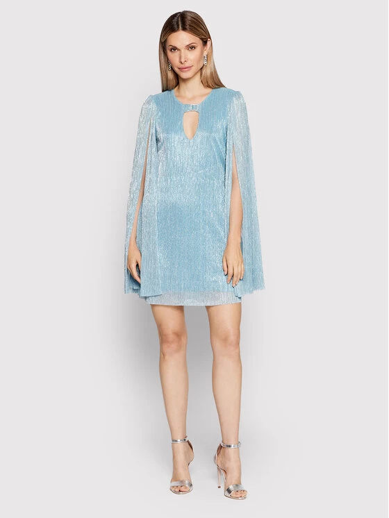 Rinascimento Γυναίκες Κοκτέιλ Φορέματα Φόρεμα κοκτέιλ CFC0109286003 Μπλε Regular Fit 4 Rinascimento Γυναίκες Κοκτέιλ Φορέματα Φόρεμα κοκτέιλ CFC0109286003 Μπλε Regular Fit - Image 2