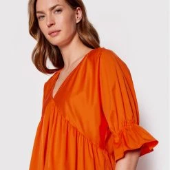 Rinascimento Γυναίκες Καθημερινά Φορέματα Φόρεμα καθημερινό CFC0018564002 Πορτοκαλί Relaxed Fit -Rinascimento Εκπτώσεις unnamed file 3017