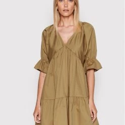 Rinascimento Γυναίκες Καθημερινά Φορέματα Φόρεμα καθημερινό CFC0018564002 Καφέ Relaxed Fit