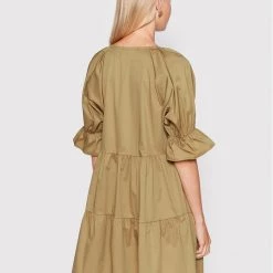 Rinascimento Γυναίκες Καθημερινά Φορέματα Φόρεμα καθημερινό CFC0018564002 Καφέ Relaxed Fit -Rinascimento Εκπτώσεις unnamed file 3031