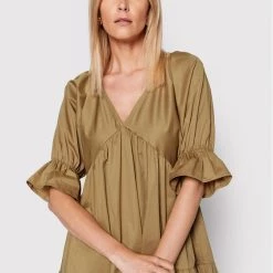 Rinascimento Γυναίκες Καθημερινά Φορέματα Φόρεμα καθημερινό CFC0018564002 Καφέ Relaxed Fit -Rinascimento Εκπτώσεις unnamed file 3032