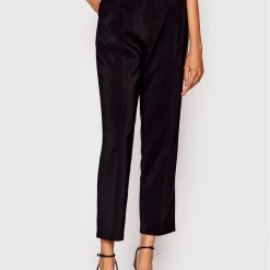 Rinascimento Γυναίκες Υφασμάτινα Παντελόνια Παντελόνι υφασμάτινο CFC0109447003 Μαύρο Regular Fit