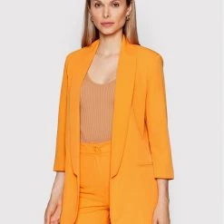 Rinascimento Γυναίκες Σακάκια & Μπλέιζερ Μπλέιζερ CFC0109401003 Πορτοκαλί Regular Fit