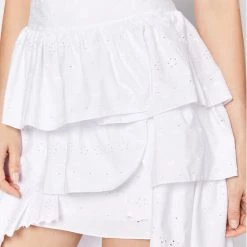 Rinascimento Γυναίκες Φούστα Mini CFC0109322003 Λευκό Regular Fit -Rinascimento Εκπτώσεις unnamed file 3124