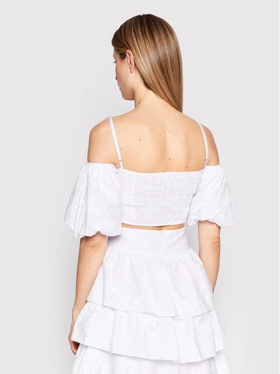 Rinascimento Γυναίκες Μπλουζάκια Μπλουζάκι CFC0109319003 Λευκό Regular Fit 5 Rinascimento Γυναίκες Μπλουζάκια Μπλουζάκι CFC0109319003 Λευκό Regular Fit - Image 3