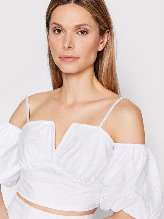 Rinascimento Γυναίκες Μπλουζάκια Μπλουζάκι CFC0109319003 Λευκό Regular Fit 6 Rinascimento Γυναίκες Μπλουζάκια Μπλουζάκι CFC0109319003 Λευκό Regular Fit - Image 4