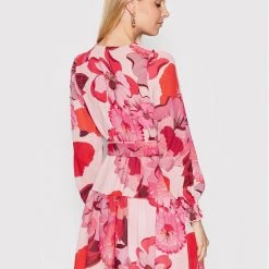 Rinascimento Γυναίκες Καλοκαιρινά Φορέματα Φόρεμα καλοκαιρινό CFC0018421002 Ροζ Regular Fit -Rinascimento Εκπτώσεις unnamed file 3159