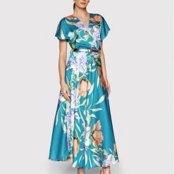 Rinascimento Γυναίκες Καλοκαιρινά Φορέματα Φόρεμα καλοκαιρινό CFC0018577002 Μπλε Regular Fit