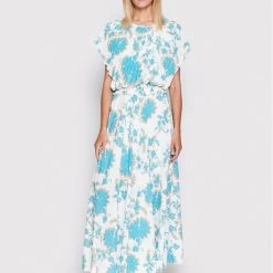 Rinascimento Γυναίκες Καλοκαιρινά Φορέματα Φόρεμα καλοκαιρινό CFC0109446003 Λευκό Regular Fit