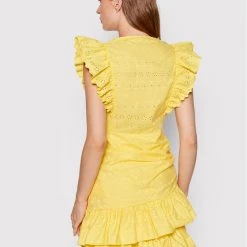 Rinascimento Γυναίκες Καλοκαιρινά Φορέματα Φόρεμα καλοκαιρινό CFC0109136003 Κίτρινο Slim Fit -Rinascimento Εκπτώσεις unnamed file 3235