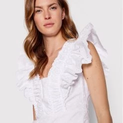 Rinascimento Γυναίκες Καλοκαιρινά Φορέματα Φόρεμα καλοκαιρινό CFC0109136003 Λευκό Slim Fit -Rinascimento Εκπτώσεις unnamed file 3246