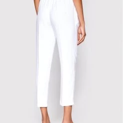 Rinascimento Γυναίκες Υφασμάτινα Παντελόνια Παντελόνι υφασμάτινο CFC0109392003 Λευκό Carrot Fit -Rinascimento Εκπτώσεις unnamed file 3265