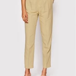 Rinascimento Γυναίκες Υφασμάτινα Παντελόνια Παντελόνι υφασμάτινο CFC0109392003 Μπεζ Regular Fit