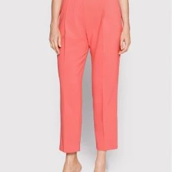 Rinascimento Γυναίκες Υφασμάτινα Παντελόνια Παντελόνι υφασμάτινο CFC0109447003 Ροζ Regular Fit