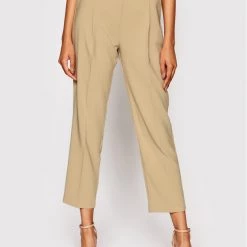 Rinascimento Γυναίκες Υφασμάτινα Παντελόνια Παντελόνι υφασμάτινο CFC0109447003 Μπεζ Regular Fit