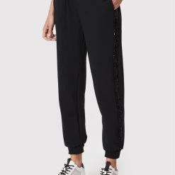 Rinascimento Γυναίκες Παντελόνια Φόρμας Παντελόνι φόρμας CFC0109867003 Μαύρο Regular Fit