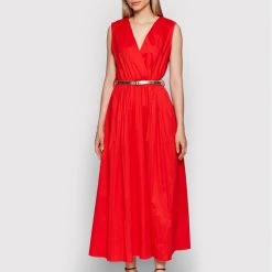 Rinascimento Γυναίκες Καλοκαιρινά Φορέματα Φόρεμα καλοκαιρινό CFC0018569002 Κόκκινο Regular Fit -Rinascimento Εκπτώσεις unnamed file 3314