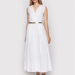 Rinascimento Γυναίκες Καλοκαιρινά Φορέματα Φόρεμα καλοκαιρινό CFC0018569002 Λευκό Regular Fit -Rinascimento Εκπτώσεις unnamed file 3318