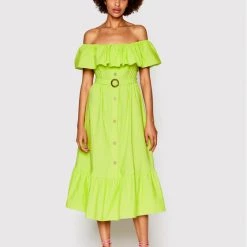 Rinascimento Γυναίκες Καλοκαιρινά Φορέματα Φόρεμα καλοκαιρινό CFC0109320003 Πράσινο Regular Fit