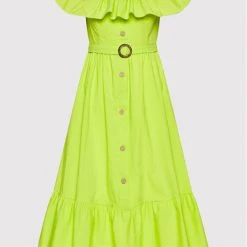 Rinascimento Γυναίκες Καλοκαιρινά Φορέματα Φόρεμα καλοκαιρινό CFC0109320003 Πράσινο Regular Fit -Rinascimento Εκπτώσεις unnamed file 3336