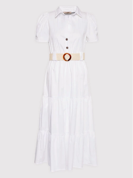 Rinascimento Γυναίκες Καθημερινά Φορέματα Φόρεμα καθημερινό CFC0018571002 Λευκό Regular Fit 7 Rinascimento Γυναίκες Καθημερινά Φορέματα Φόρεμα καθημερινό CFC0018571002 Λευκό Regular Fit - Image 5