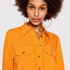 Rinascimento Γυναίκες Φορέματα σε Στυλ Πουκάμισο & Σεμιζιέ Φόρεμα πουκάμισο CFC0109394003 Πορτοκαλί Regular Fit -Rinascimento Εκπτώσεις unnamed file 3360