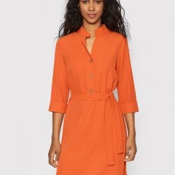 Rinascimento Γυναίκες Καθημερινά Φορέματα Φόρεμα καθημερινό CFC0107736003 Πορτοκαλί Regular Fit