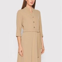 Rinascimento Γυναίκες Καθημερινά Φορέματα Φόρεμα καθημερινό CFC0107736003 Μπεζ Regular Fit